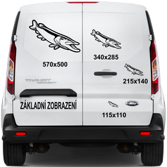 Rybářská samolepka ŠTIKA 243