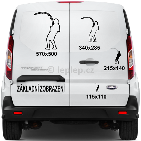 Samolepka kapr rybář 286_1.png